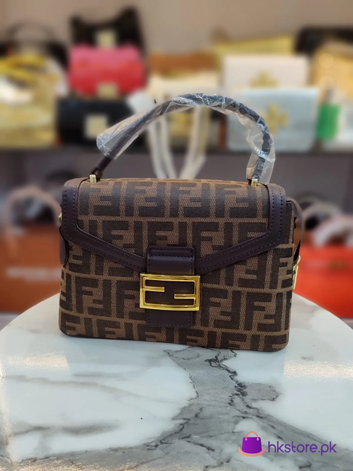Best Price Fendi Pattern Coffee 