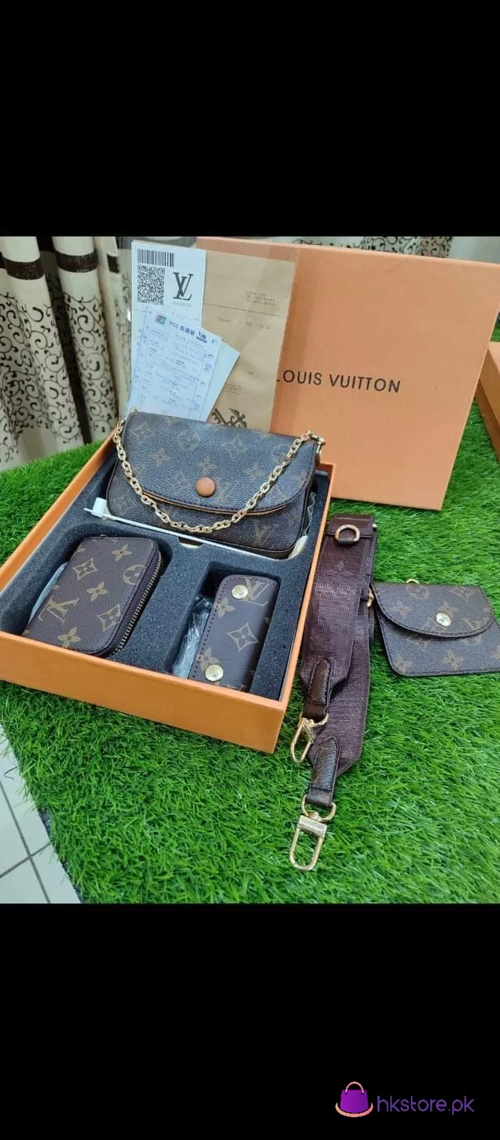 Best Price Louis Vuitton Multi Pochet 3Pcs Set