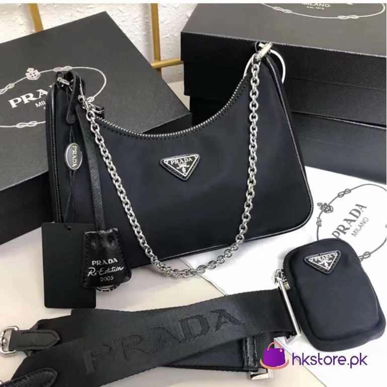 Best Price Prada Multi Pochet Re - Edition Nylon 