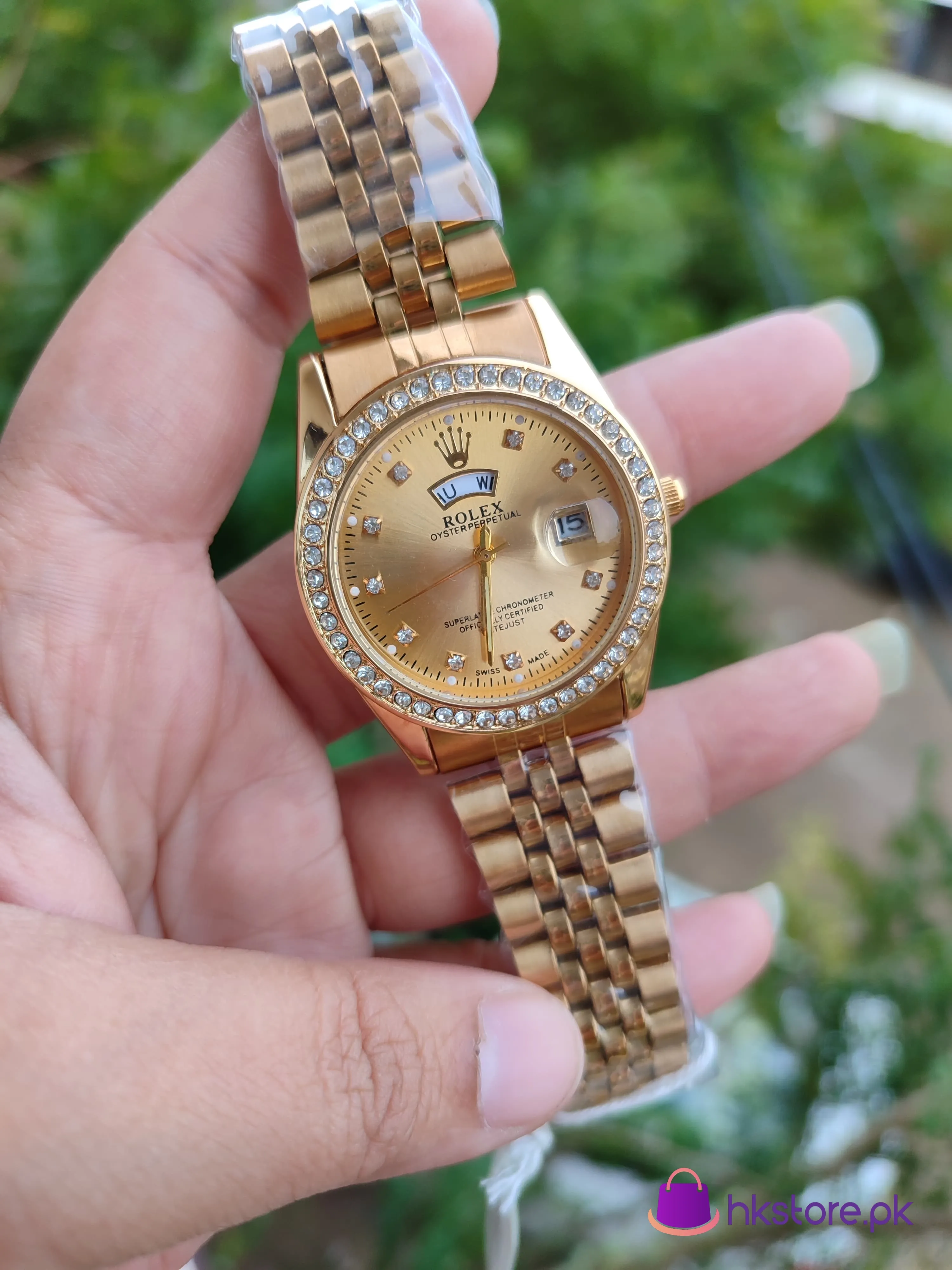 Best Price Rolex medium Gold chain 